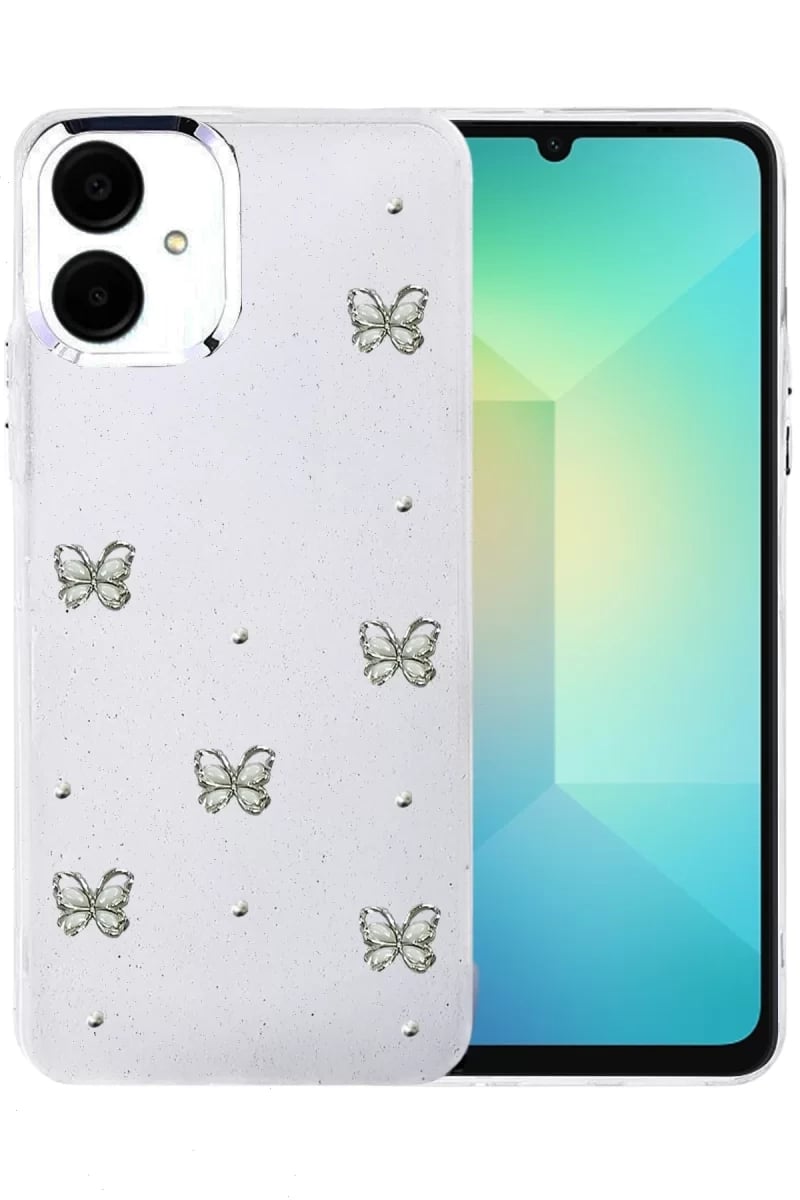 Samsung Galaxy A06 Fiyonk Desenli Kapak - Desen 9
