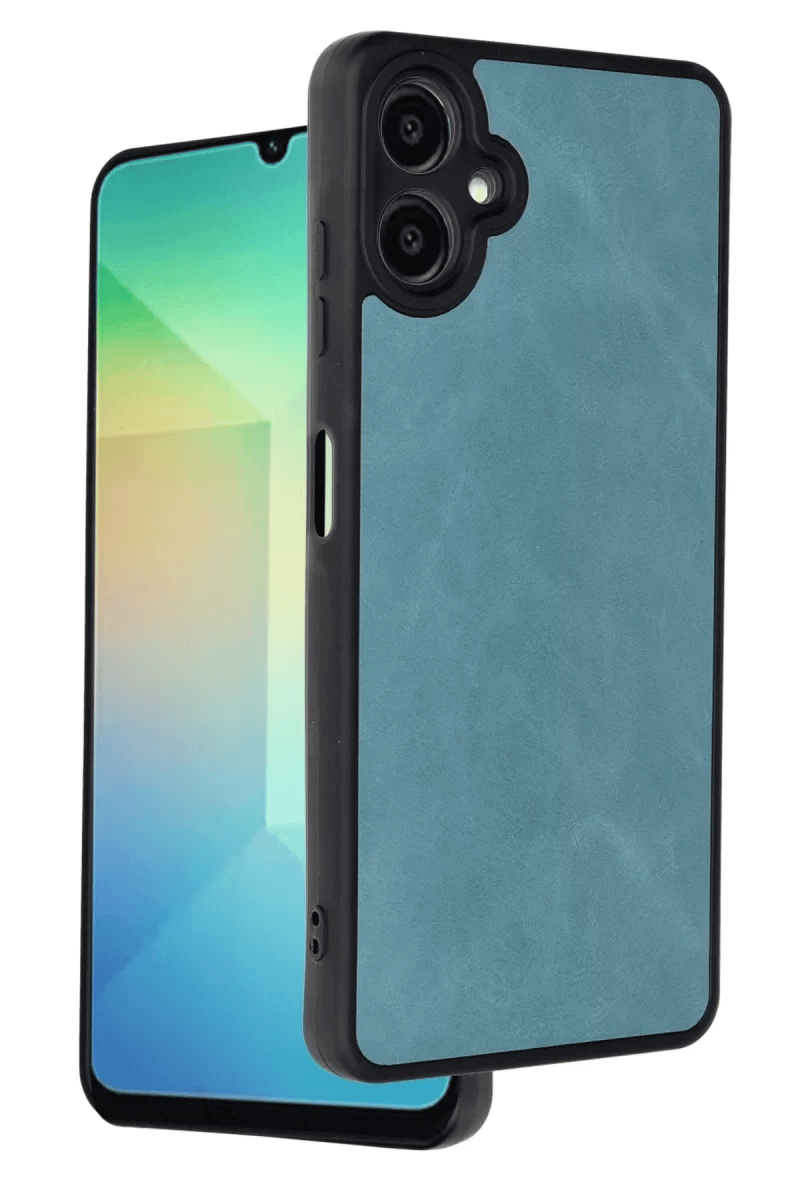 Samsung Galaxy A06 Kılıf Aras Deri Kapak - Açık Yeşil