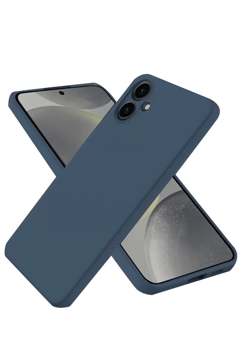 Samsung Galaxy A06 Kılıf First Silikon - Lacivert