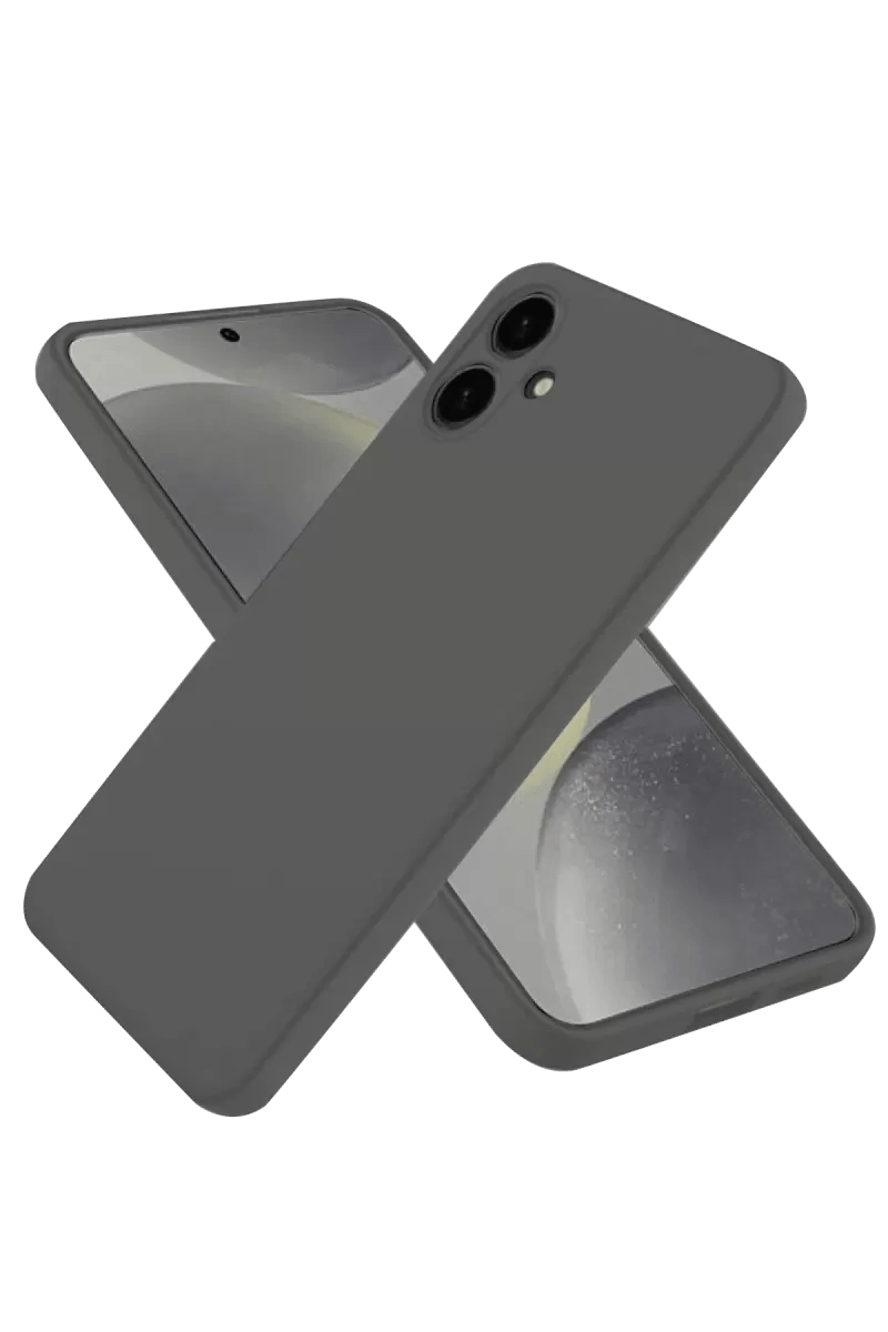 Samsung Galaxy A06 Kılıf First Silikon - Gri