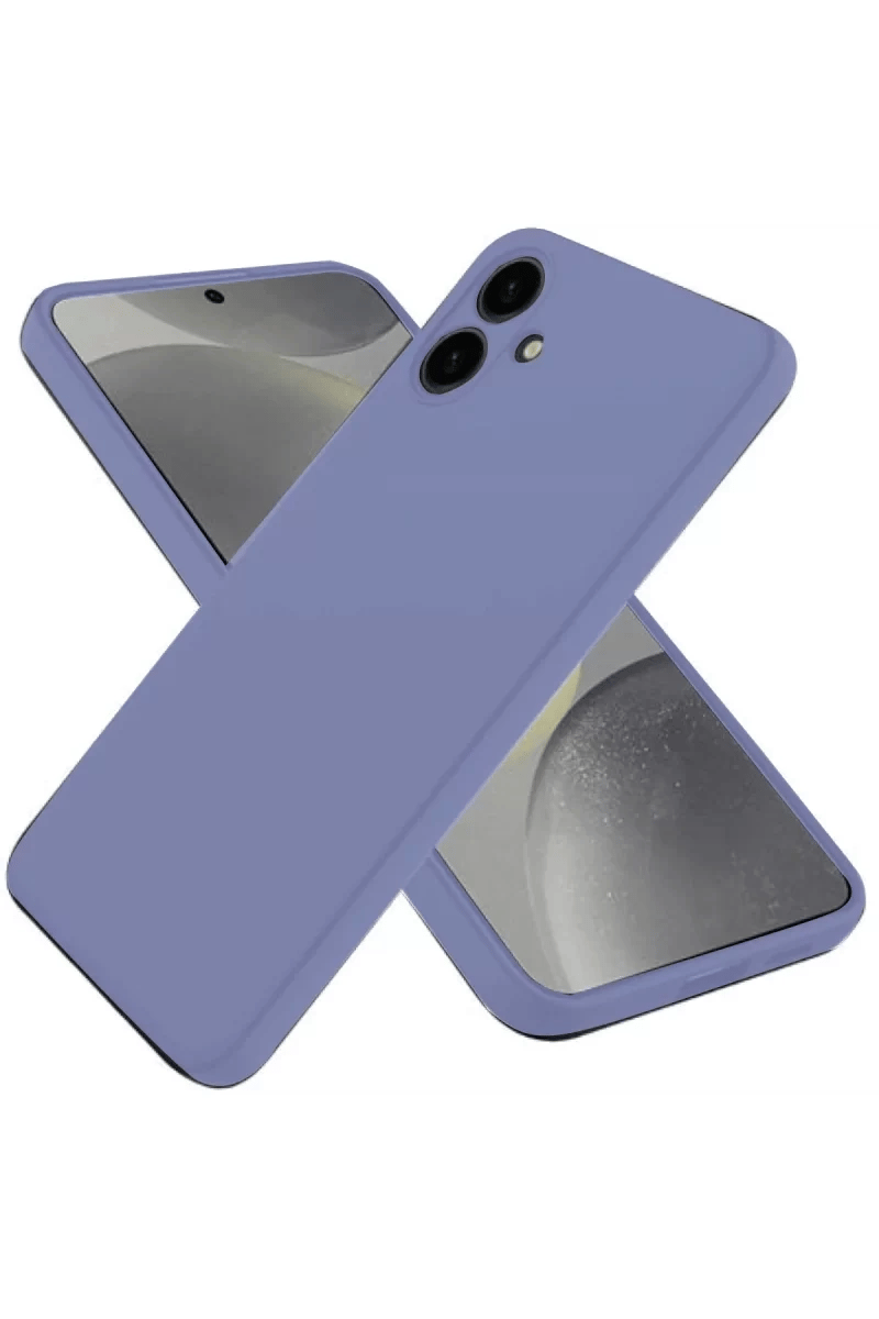 Samsung Galaxy A06 Kılıf First Silikon - Lila