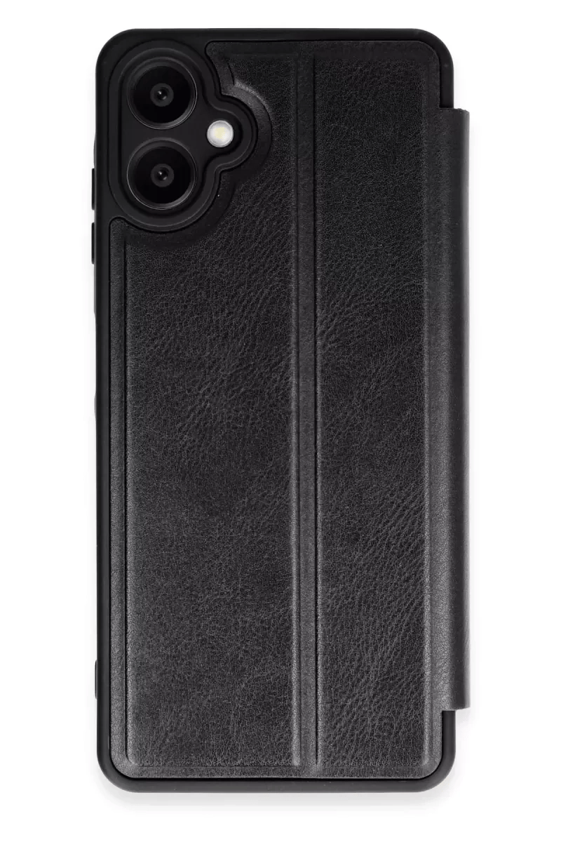 Samsung Galaxy A06 Kılıf Flip Cover - Siyah