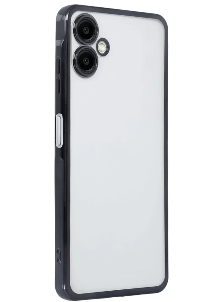 Samsung Galaxy A06 Kılıf Lensli Silikon - Siyah