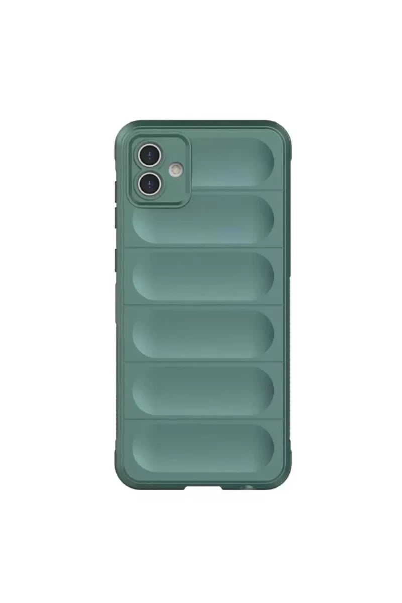 Samsung Galaxy A06 Kılıf Optimum Silikon - Koyu Yeşil