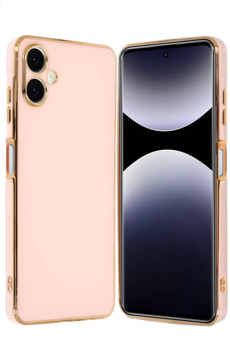 Samsung Galaxy A06 Kılıf Volet Silikon - Pembe