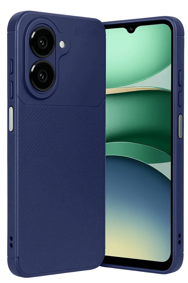 Samsung Galaxy A07 4G Auto Focus Karbon Kapak - Lacivert