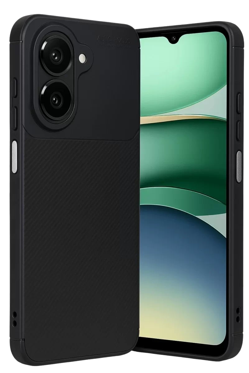 Samsung Galaxy A07 4G Auto Focus Karbon Kapak - Siyah