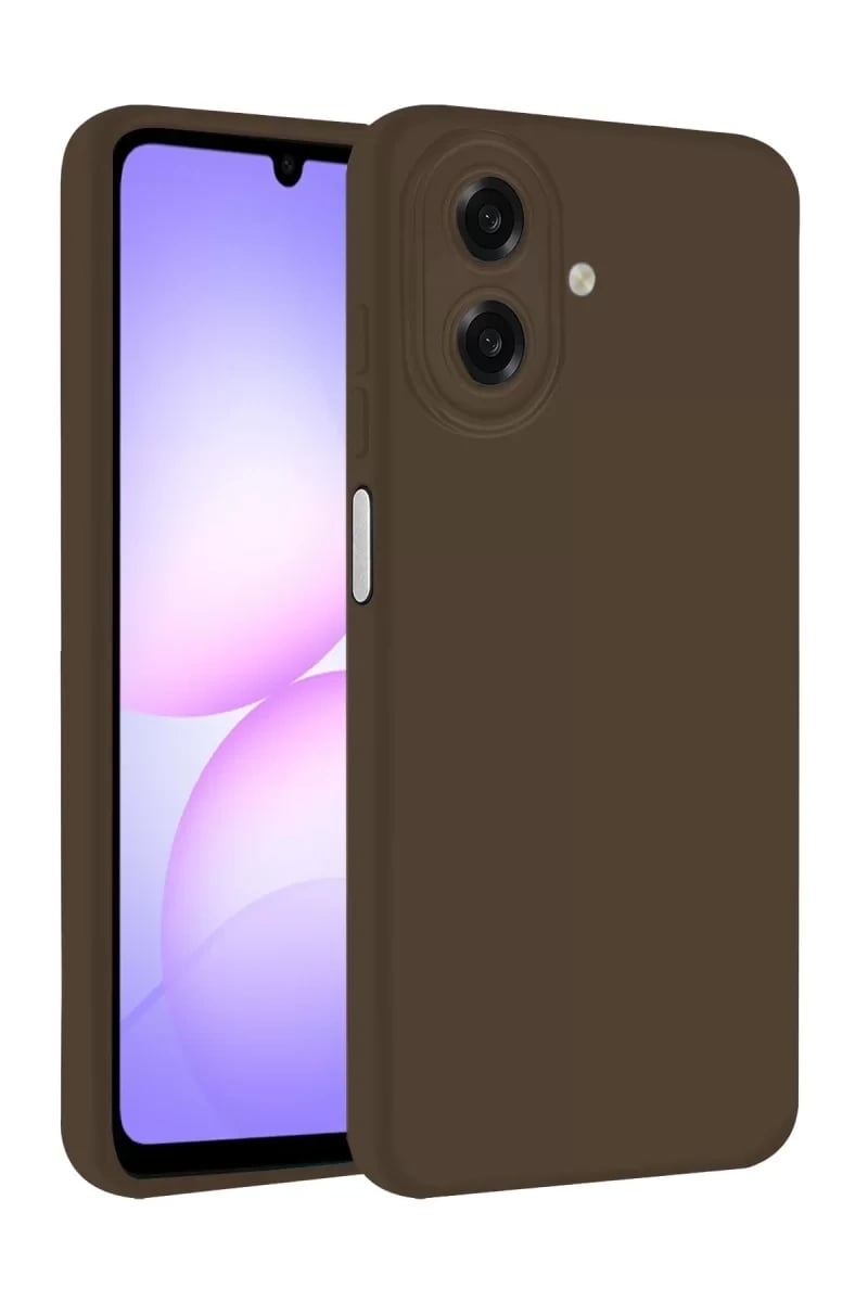 Samsung Galaxy A07 4G First Silikon - Kahverengi