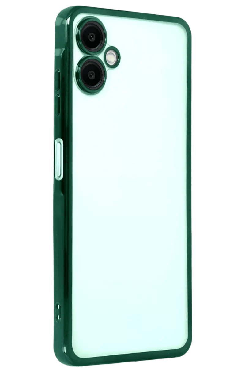 Samsung Galaxy A07 4G Lensli Silikon - Yeşil