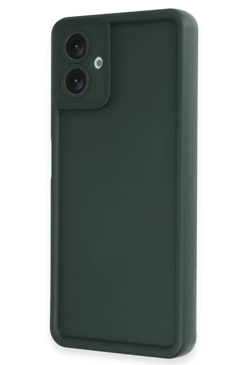 Samsung Galaxy A07 4G Viera Silikon - Koyu Yeşil