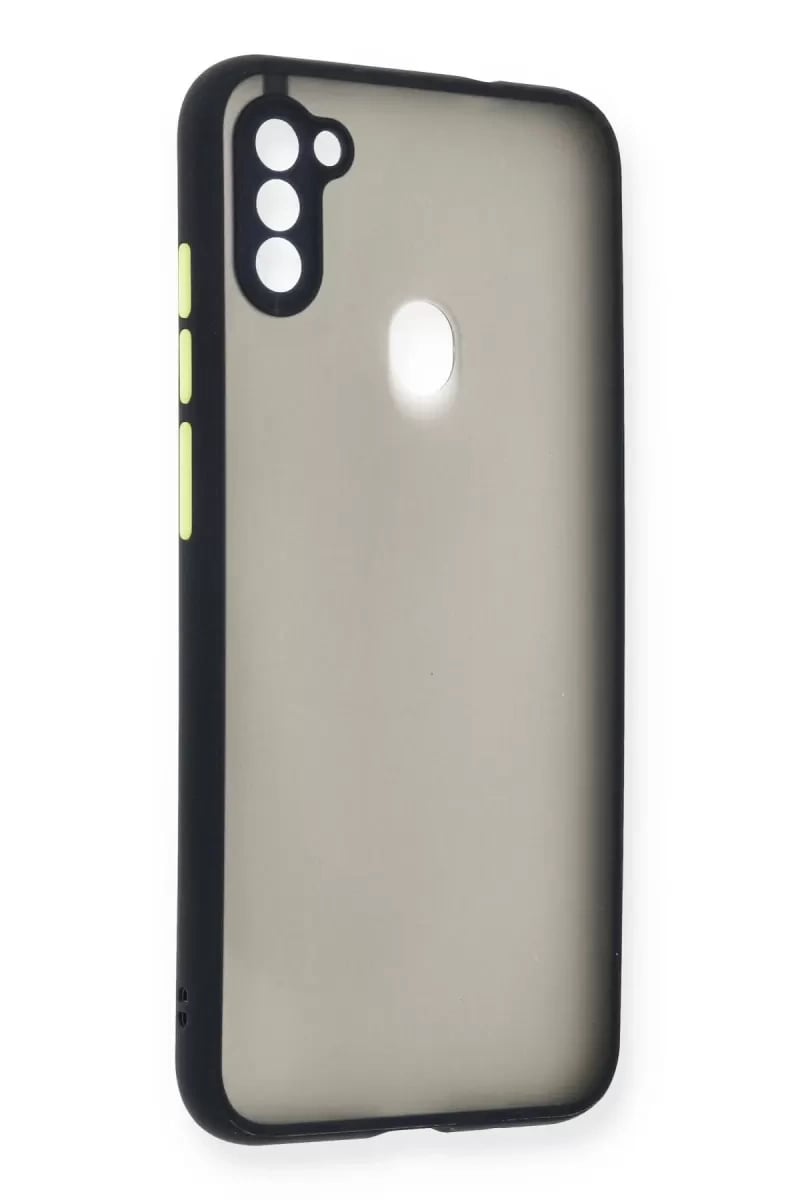 Samsung Galaxy A11 Kılıf Montreal Silikon Kapak - Lacivert