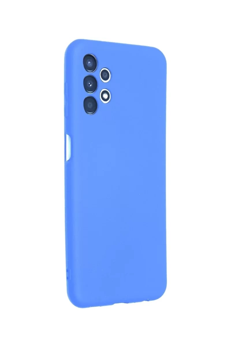 Samsung Galaxy A13 4G Kılıf First Silikon - Mavi