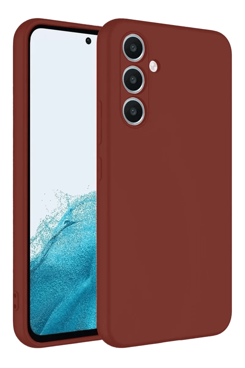 Samsung Galaxy A16 5G Kılıf First Silikon - Bordo