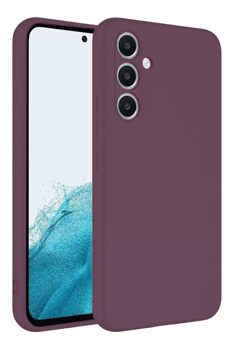 Samsung Galaxy A16 5G Kılıf First Silikon - Mürdüm