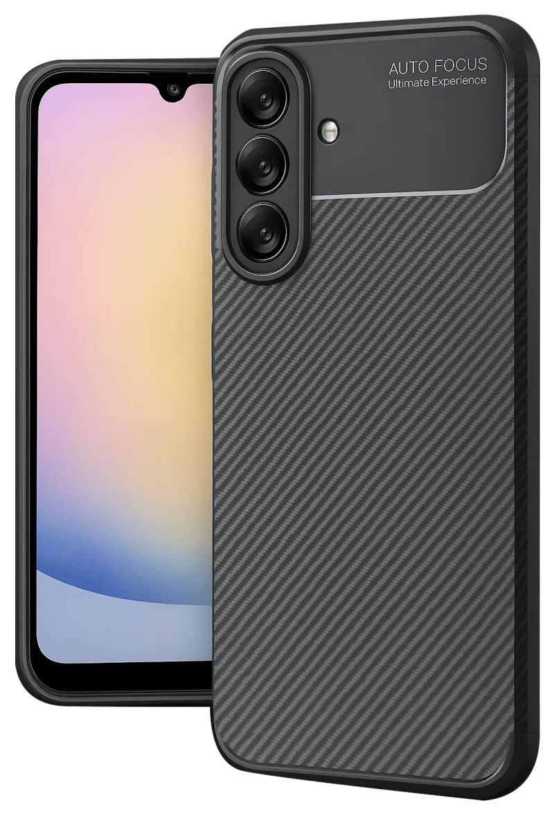 Samsung Galaxy A17 5G Auto Focus Karbon Kapak - Siyah