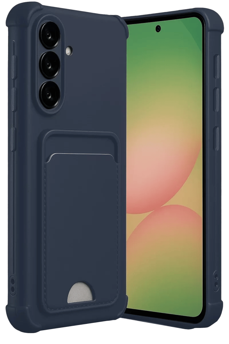 Samsung Galaxy A17 5G Kelvin Kartvizitli Silikon - Lacivert