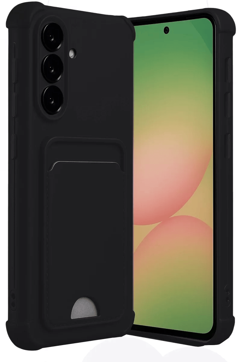 Samsung Galaxy A17 5G Kelvin Kartvizitli Silikon - Siyah