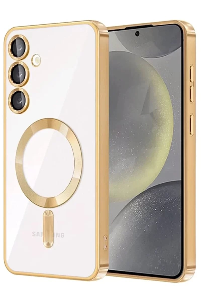 Samsung Galaxy A17 5G Kross Magneticsafe Kapak - Gold
