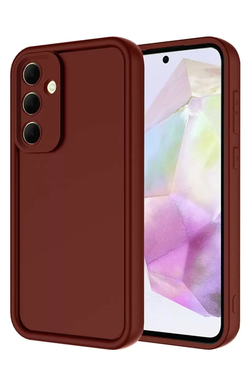 Samsung Galaxy A17 5G Viera Silikon - Bordo