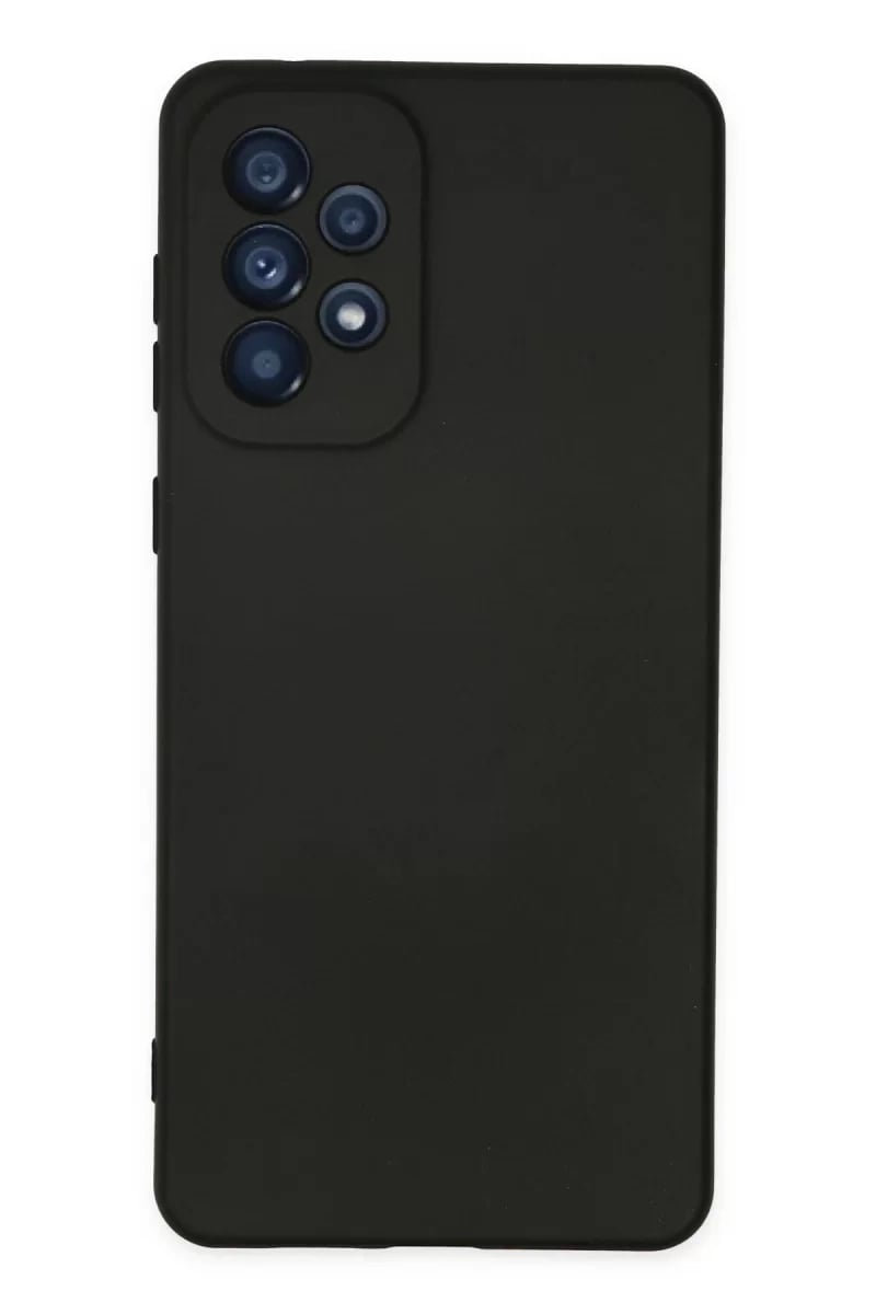 Samsung Galaxy A23 4G Kılıf Nano içi Kadife Silikon - Siyah