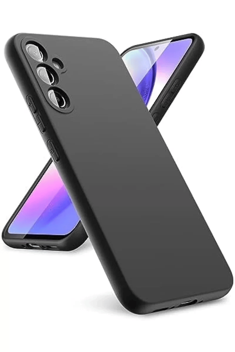 Samsung Galaxy A24 4G Kılıf First Silikon - Siyah