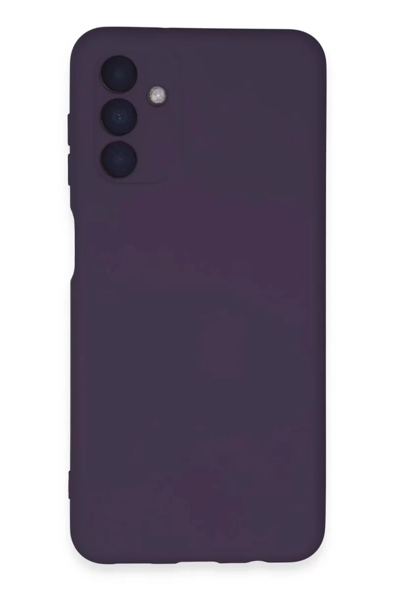 Samsung Galaxy A24 4G Kılıf Nano içi Kadife Silikon - Mor
