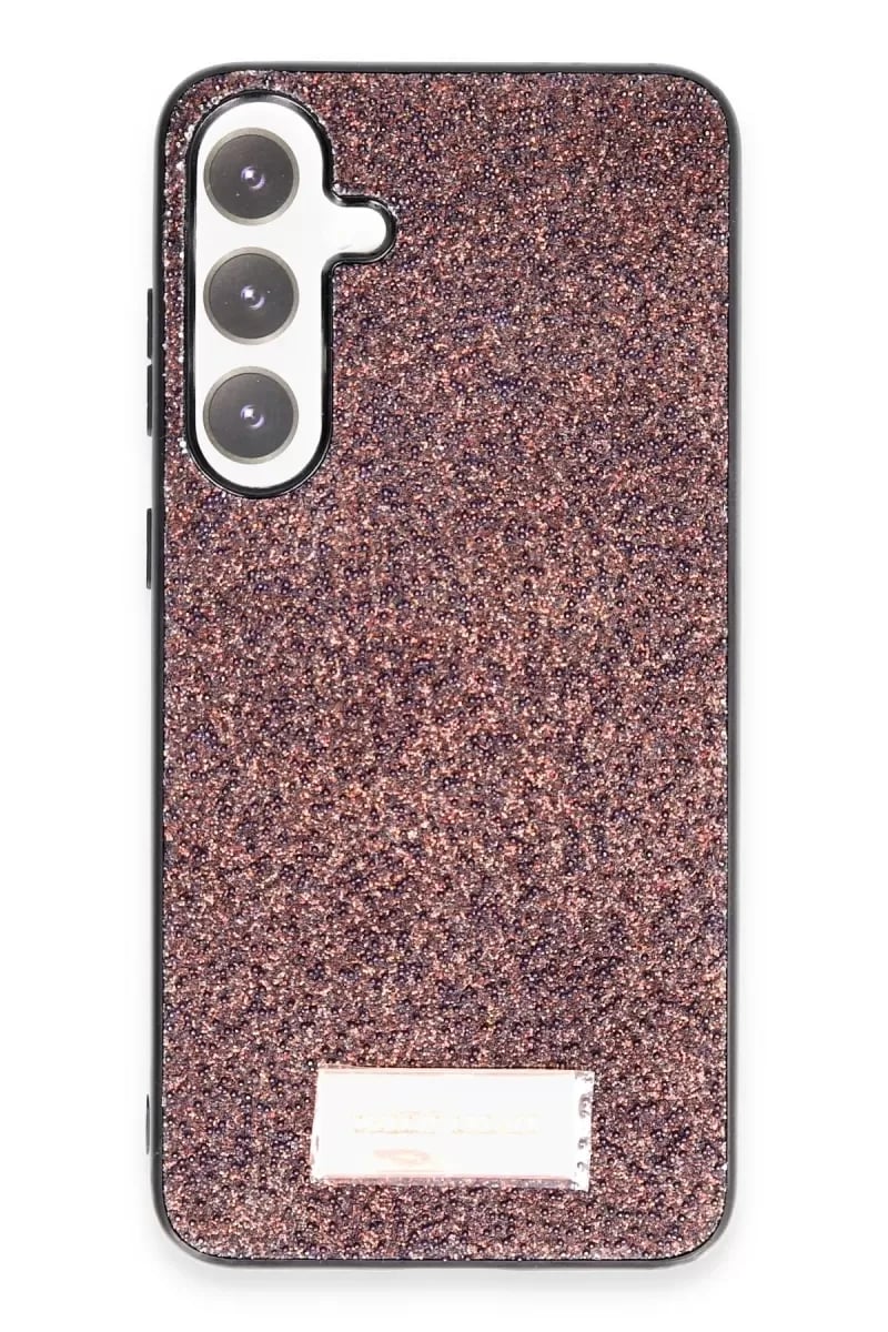 Samsung Galaxy A25 5G Bright Simli Kapak - Derin Mor