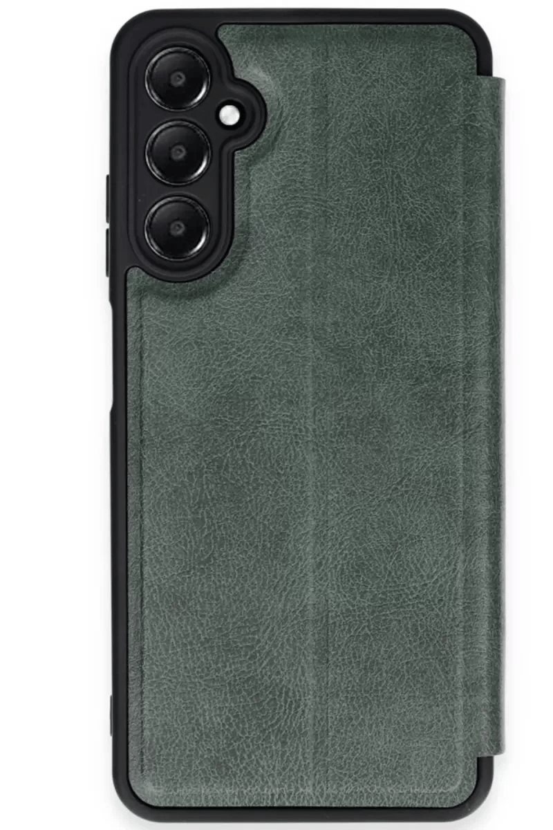 Samsung Galaxy A26 Kılıf Flip Cover - Koyu Yeşil