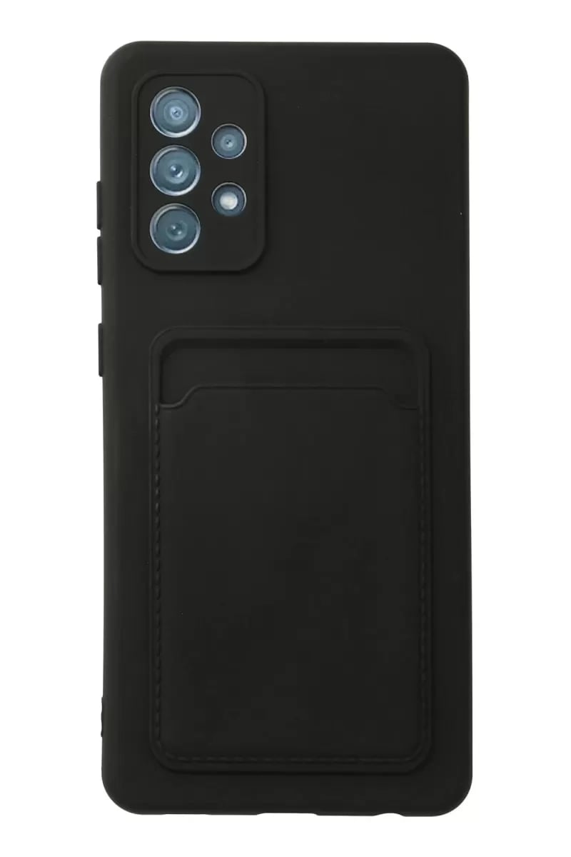 Samsung Galaxy A33 5G Kılıf Kelvin Kartvizitli Silikon - Siyah