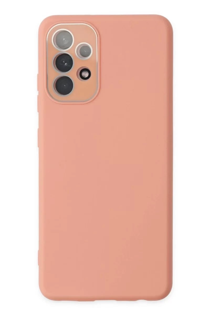 Samsung Galaxy A33 5G Kılıf Lansman Glass Kapak - Pembe
