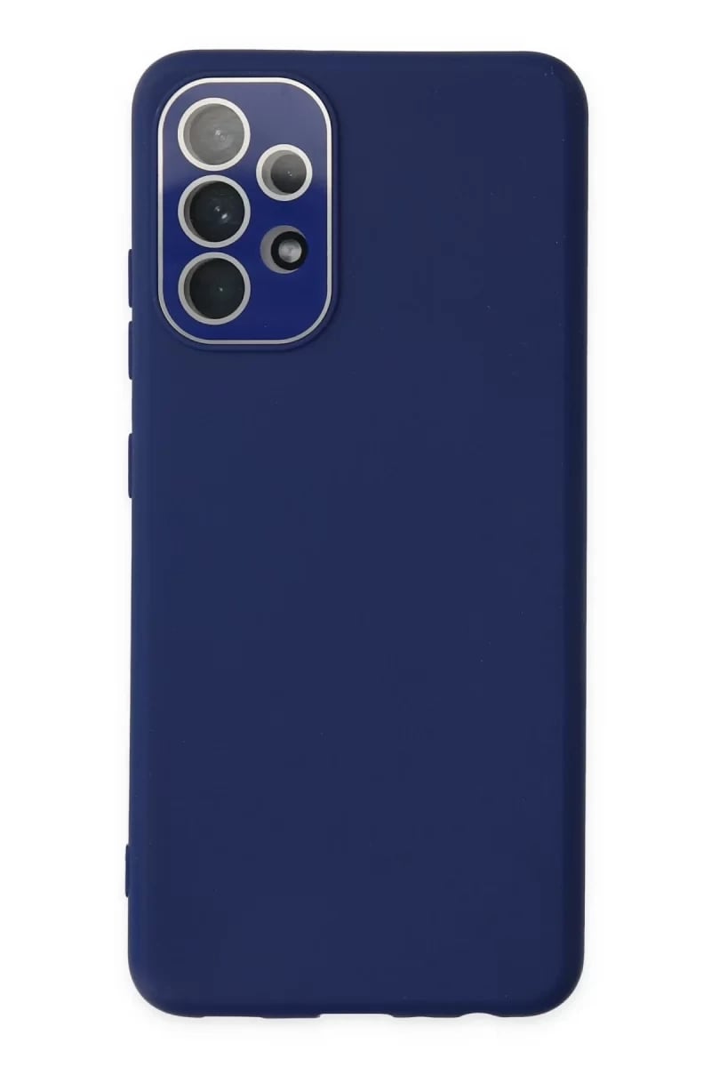 Samsung Galaxy A33 5G Kılıf Lansman Glass Kapak - Sky Blue