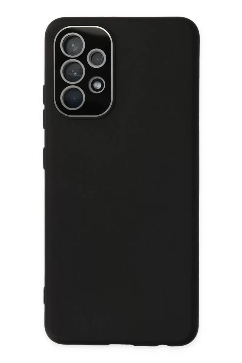 Samsung Galaxy A33 5G Kılıf Lansman Glass Kapak - Siyah