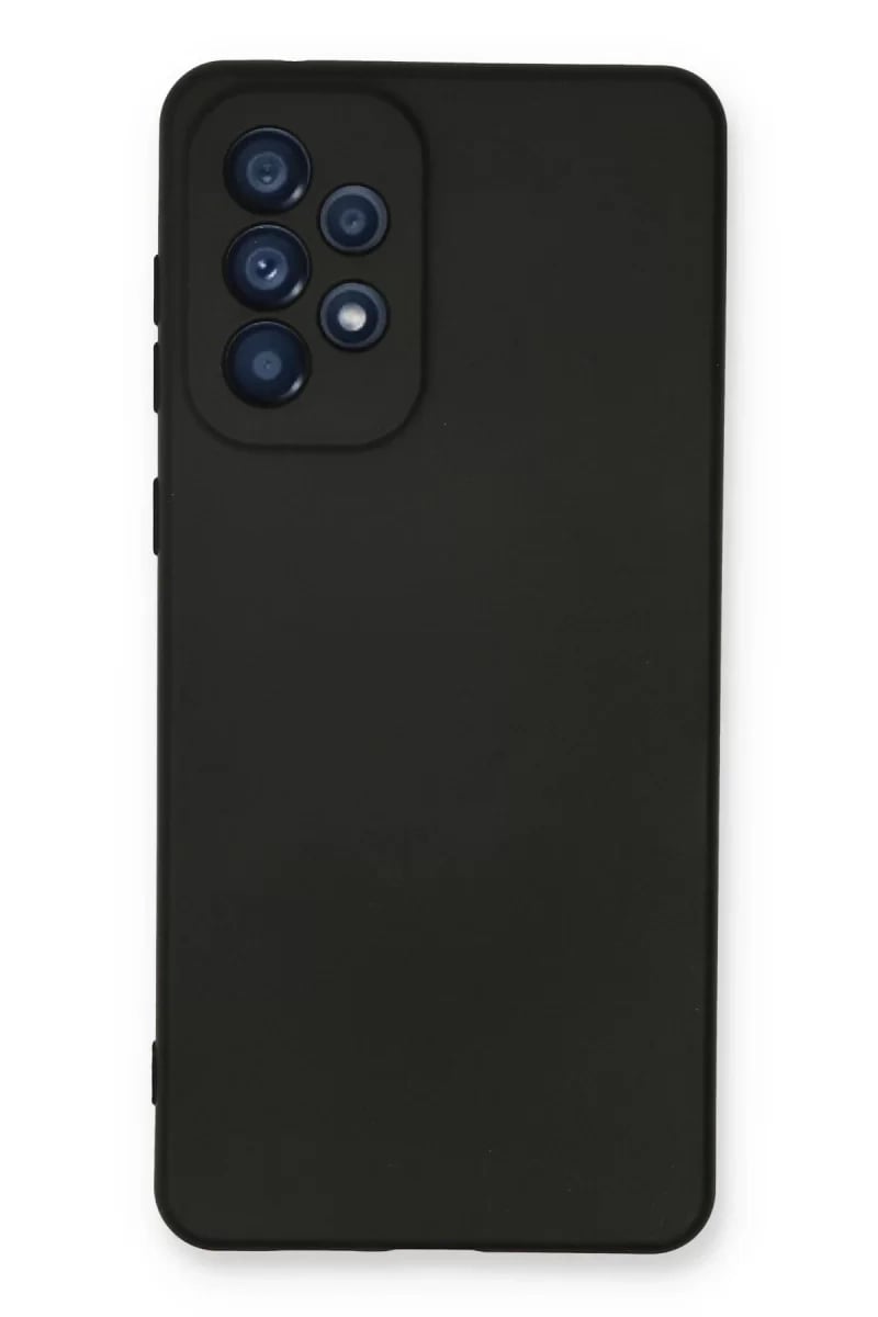 Samsung Galaxy A33 5G Kılıf Nano içi Kadife Silikon - Siyah