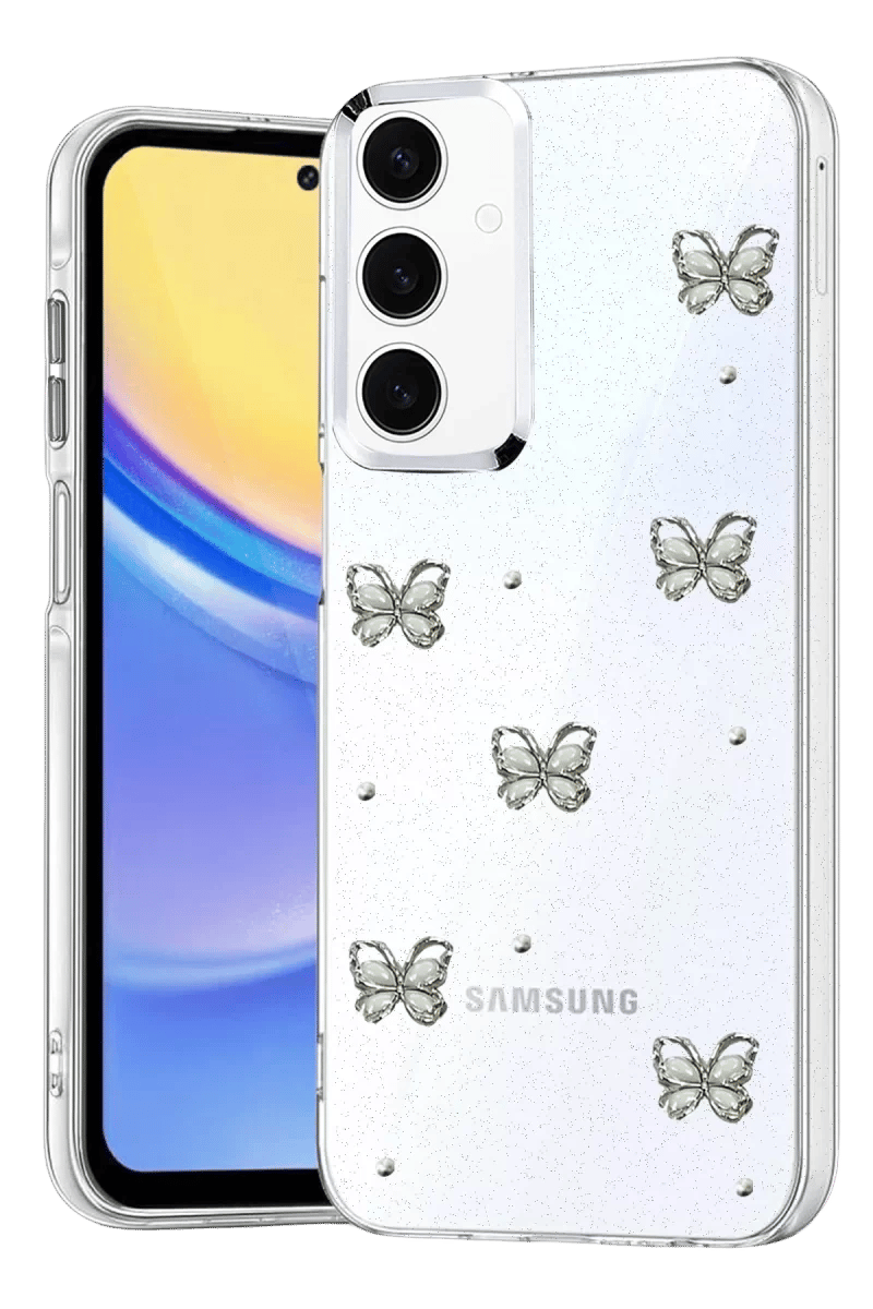 Samsung Galaxy A35 5G Fiyonk Desenli Kapak - Desen 9