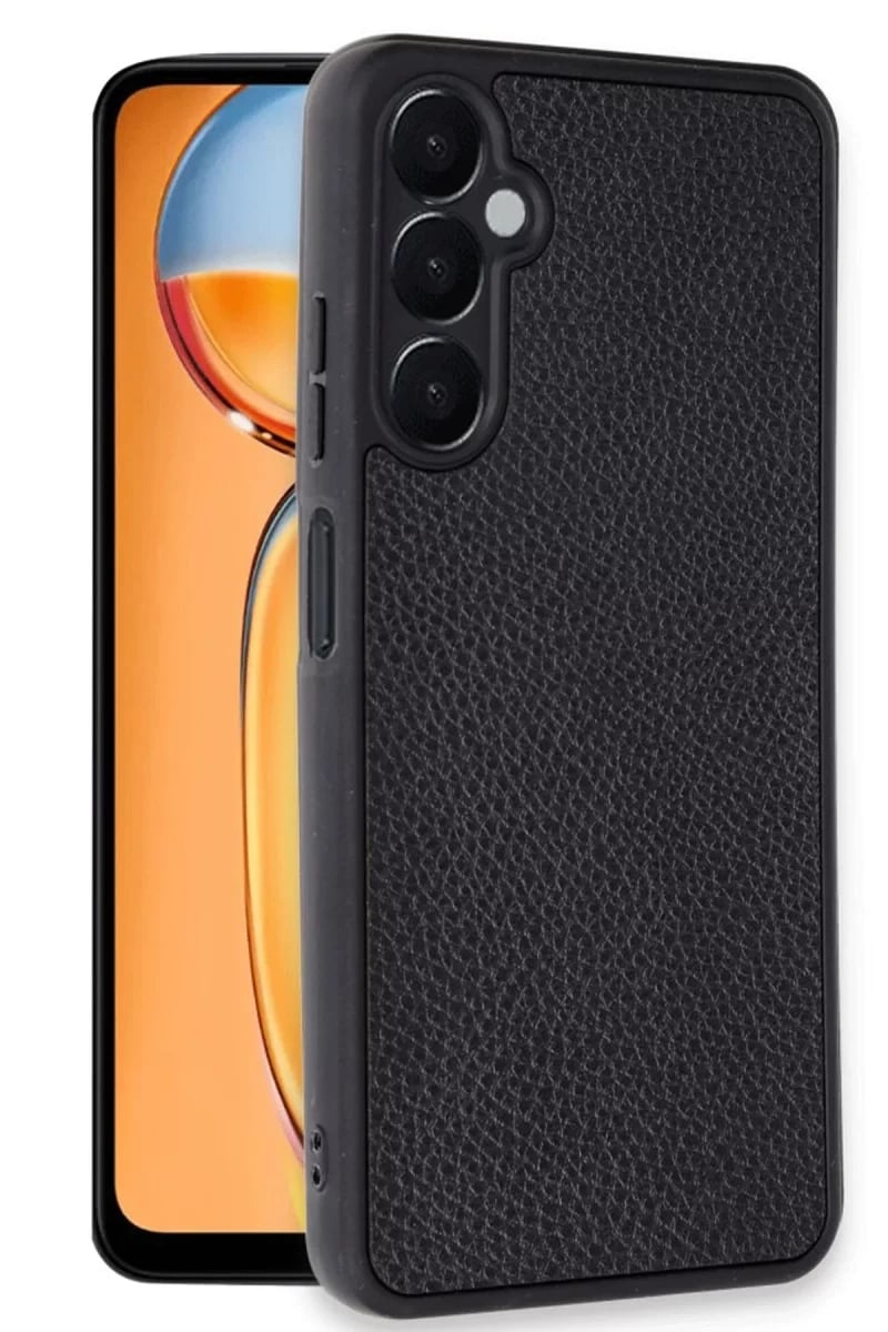 Samsung Galaxy A36 Kılıf Aras Deri Kapak - Siyah
