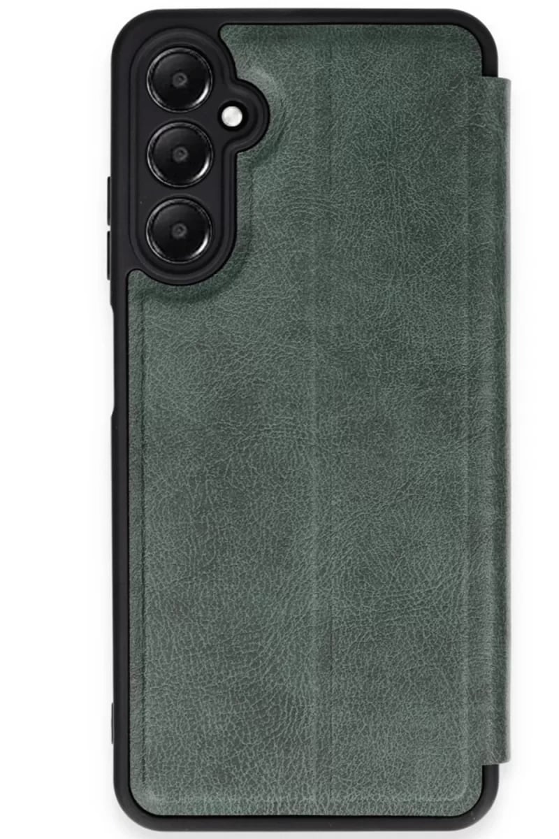 Samsung Galaxy A36 Kılıf Flip Cover - Koyu Yeşil
