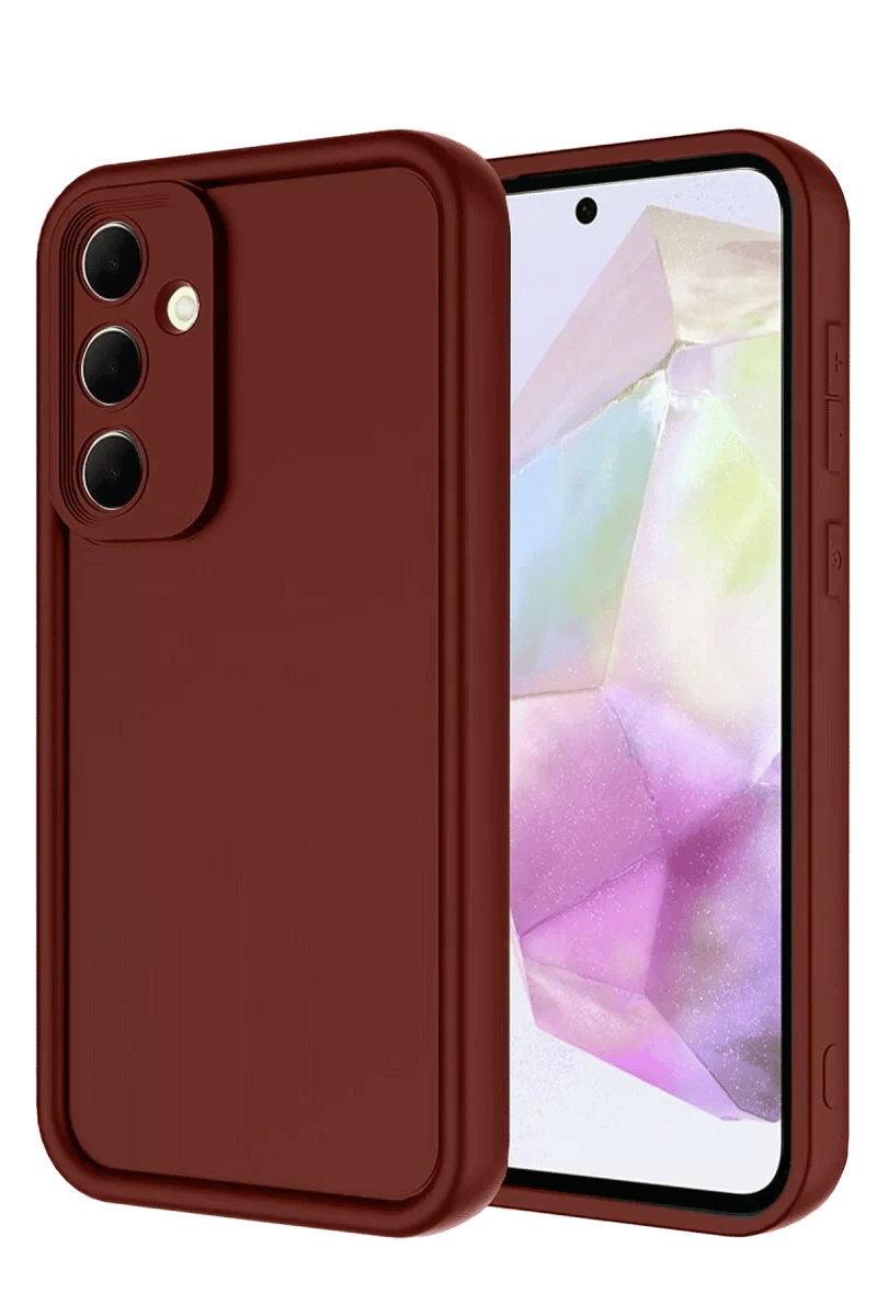 Samsung Galaxy A36 Kılıf Viera Silikon - Bordo