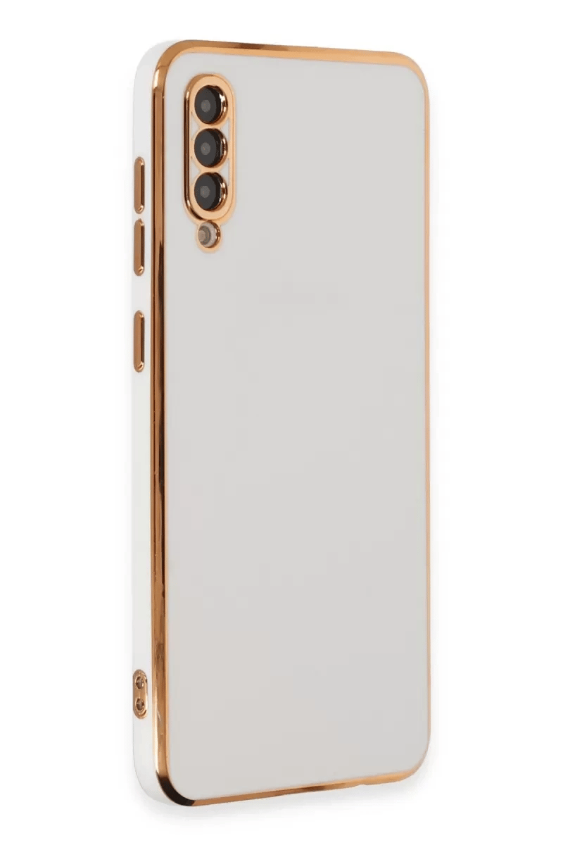 Samsung Galaxy A50 Kılıf Volet Silikon - Beyaz
