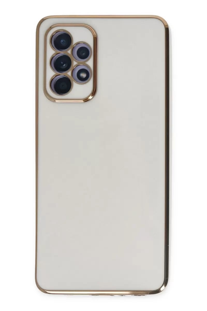 Samsung Galaxy A52 Kılıf Volet Silikon - Beyaz