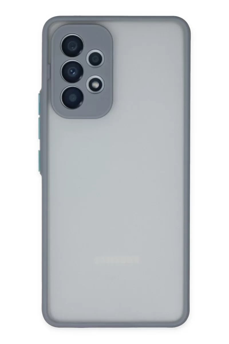Samsung Galaxy A53 5G Kılıf Montreal Silikon Kapak - Gri