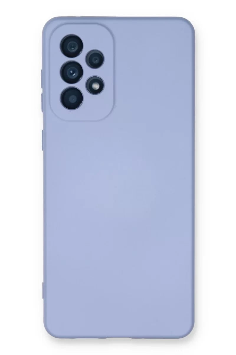 Samsung Galaxy A53 5G Kılıf Nano içi Kadife Silikon - Lila