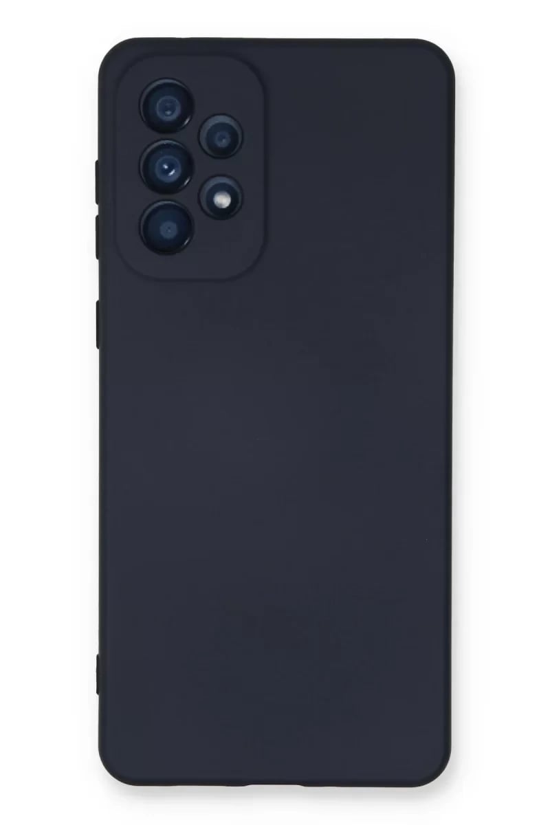 Samsung Galaxy A53 5G Kılıf Nano içi Kadife Silikon - Lacivert