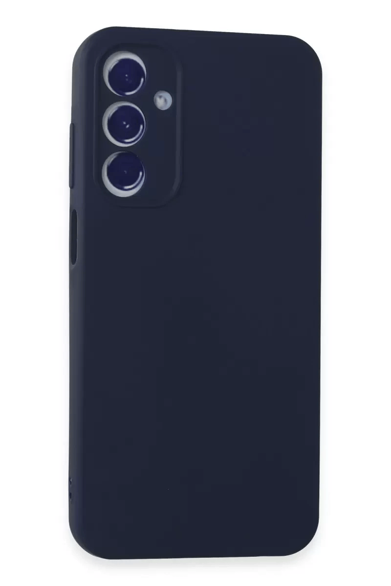 Samsung Galaxy A55 5G Kılıf First Silikon - Lacivert