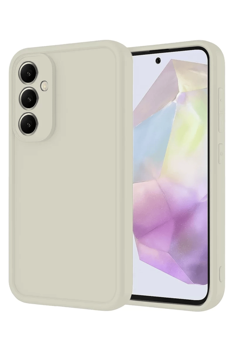 Samsung Galaxy A56 Kılıf Viera Silikon - Krem