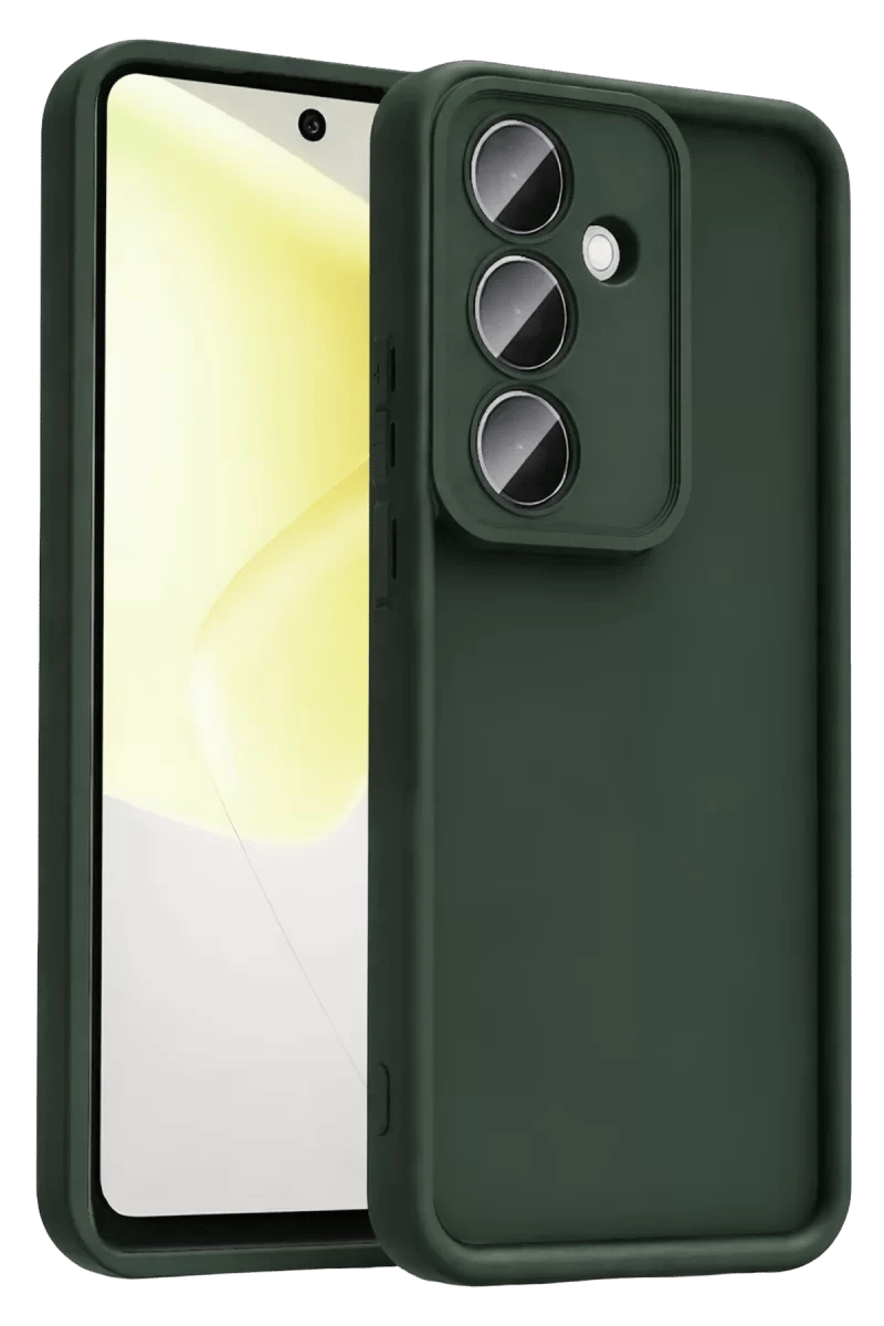 Samsung Galaxy A57 5G Viera Silikon - Koyu Yeşil