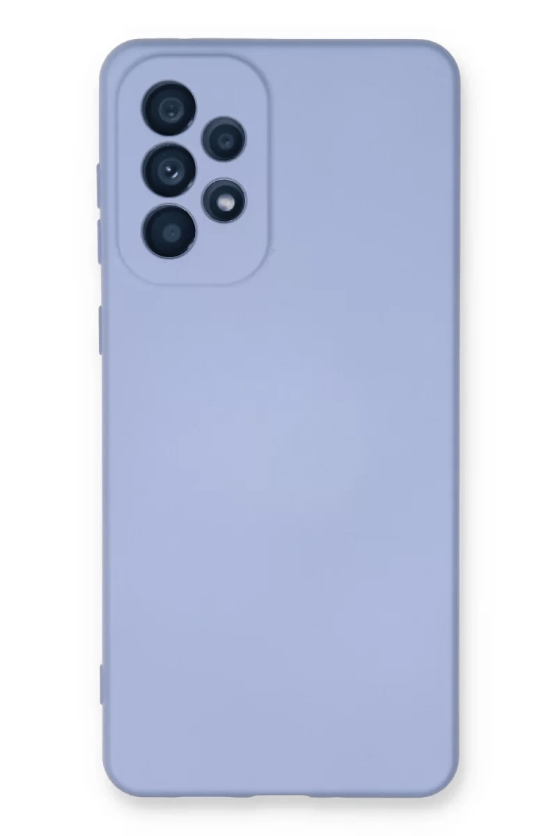 Samsung Galaxy A73 5G Kılıf Nano içi Kadife Silikon - Lila