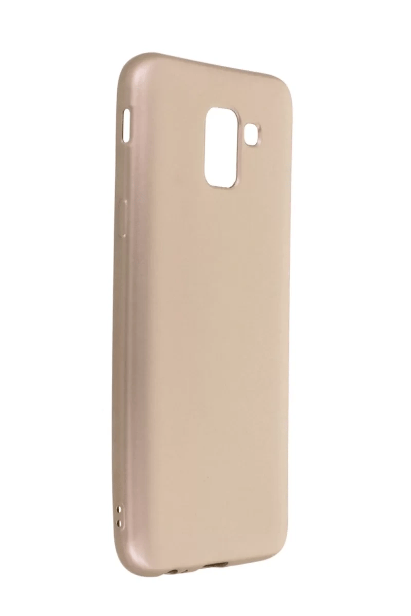 Samsung Galaxy J6 Kılıf First Silikon - Gold