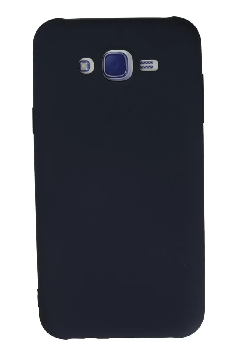 Samsung Galaxy J7 Kılıf Nano içi Kadife Silikon - Lacivert