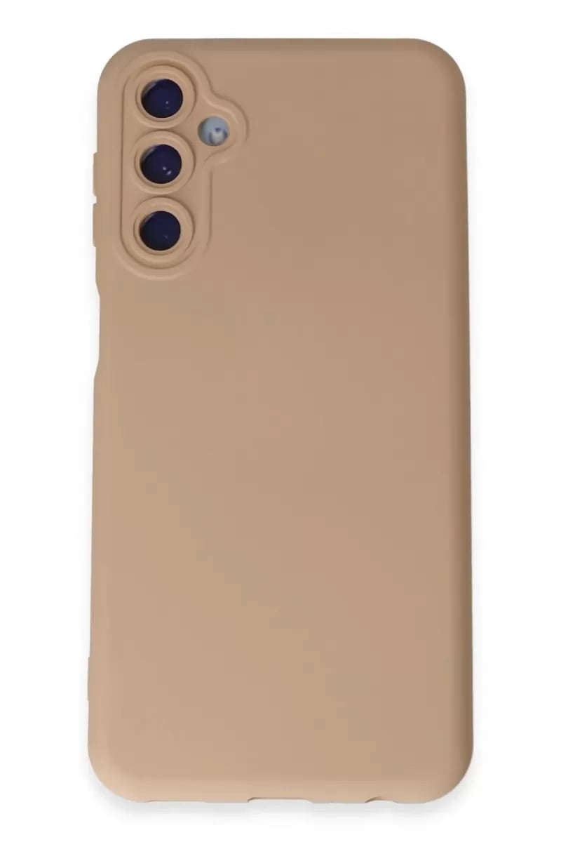Samsung Galaxy M14 5G Kılıf Nano içi Kadife Silikon - Pudra