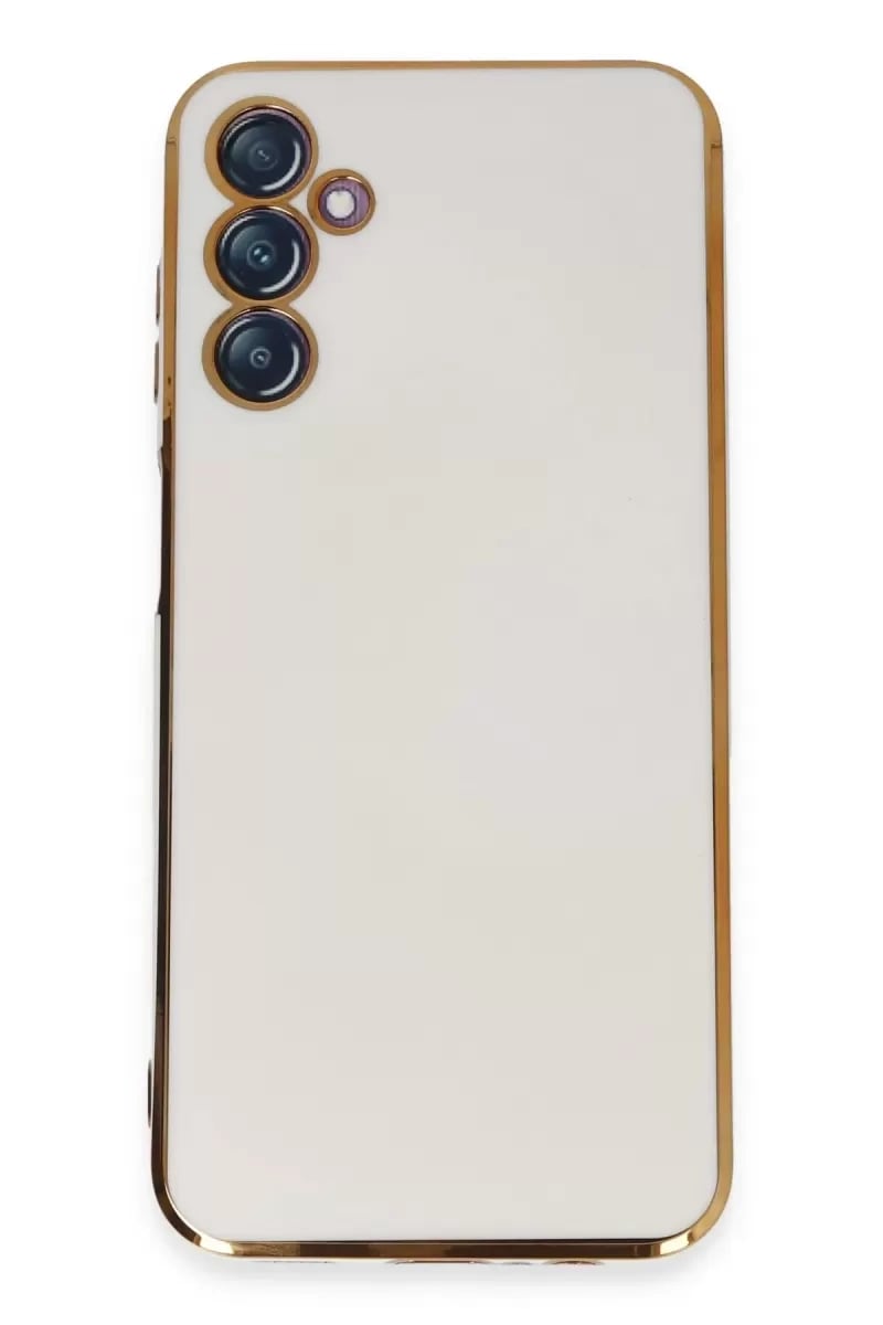 Samsung Galaxy M14 5G Kılıf Volet Silikon - Beyaz